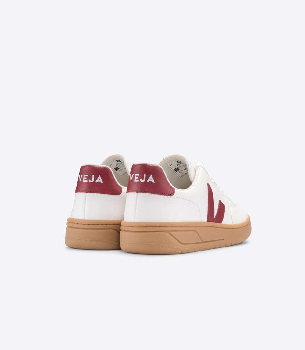 Veja Sneakers Mens - V-12 Leather - White - 6190NITQX